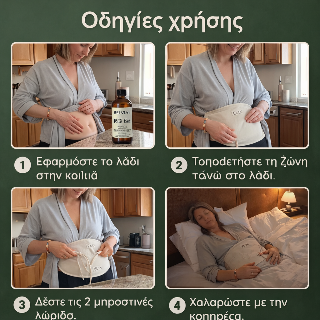 Σετ Αποτοξίνωσης Belviat με Έλαιο Ρετσίνης - εναλλακτική γωνία